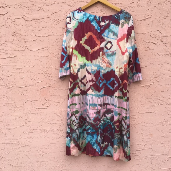 J. Peterman Abstract Print Dress - Picture 4 of 7
